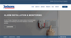 Desktop Screenshot of jacksonssecurity.com.au